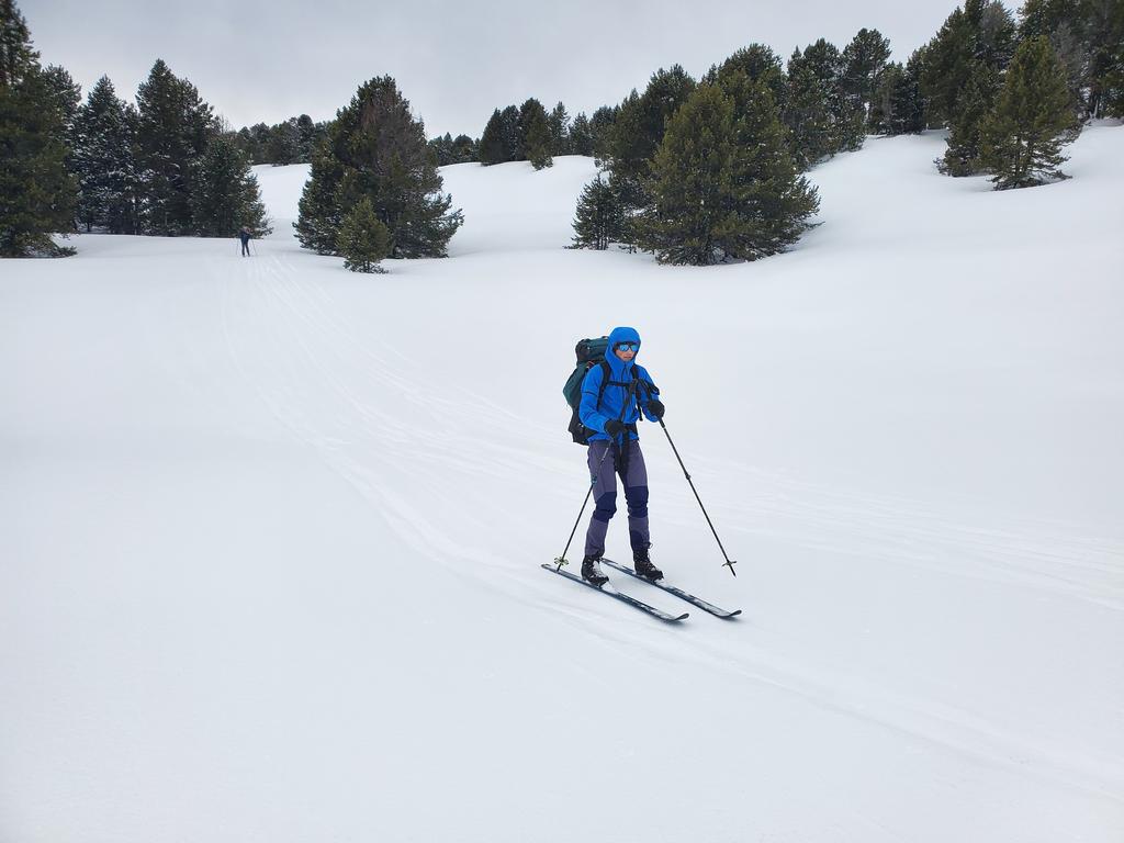 Neige croûtée: trace directe