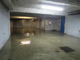 Garage innondé