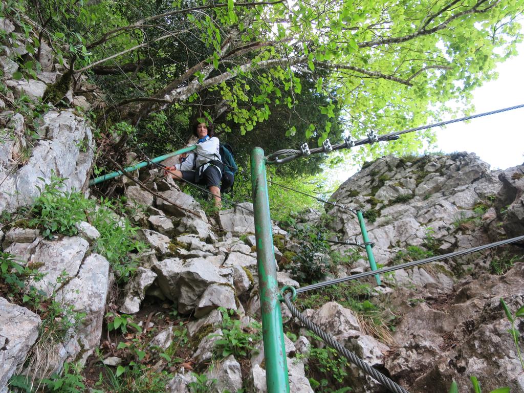 Romain dans la cheminée