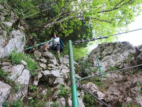 Romain dans la cheminée