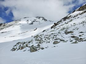 Descente sur le plan d'Étache