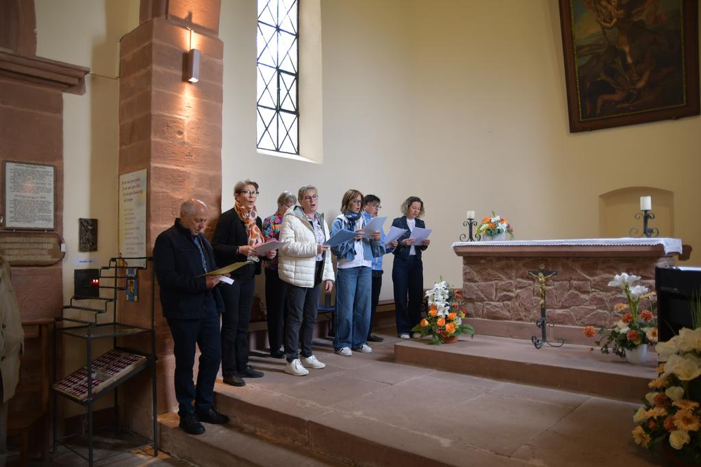 Répetition de la chorale