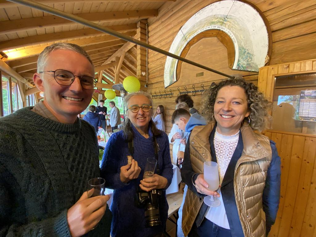 Jérôme, Isabelle et Christelle