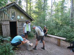 Installation des bancs