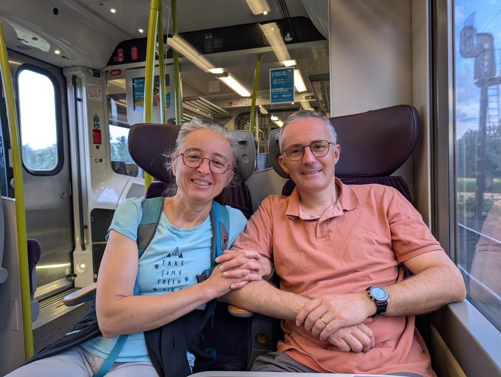 Dans le TER