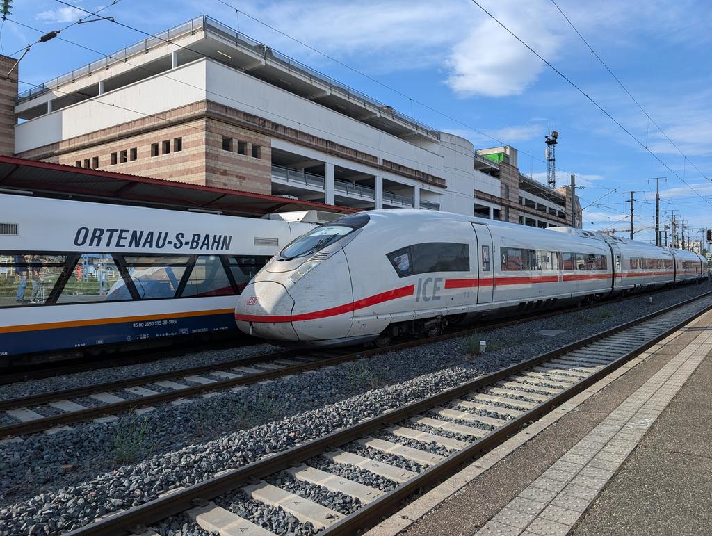Déjà des trains allemands