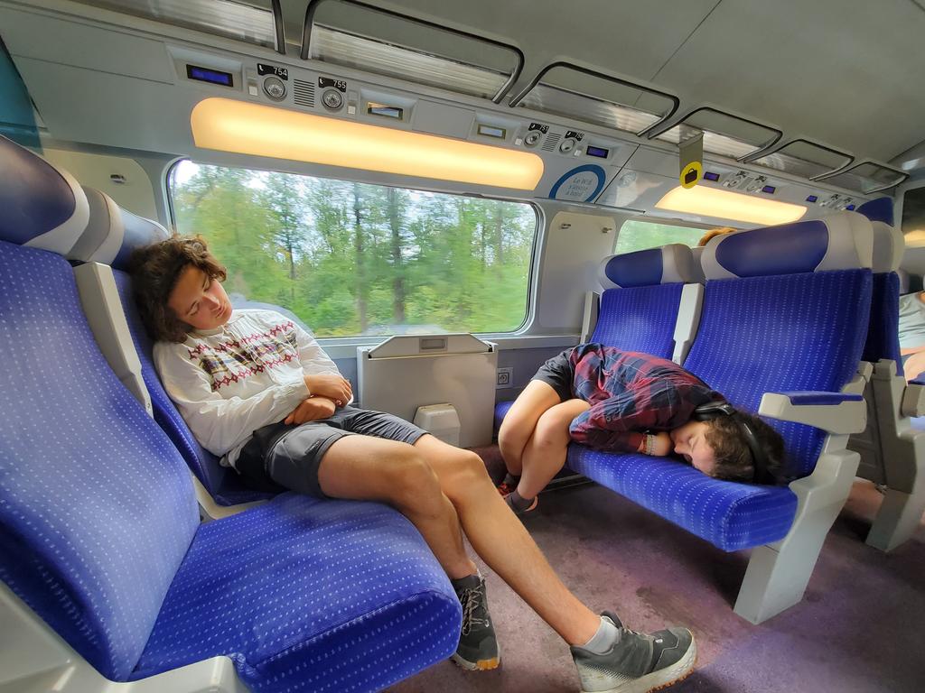 Le confort du TGV...