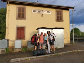 Départ de la gare de Wilwisheim