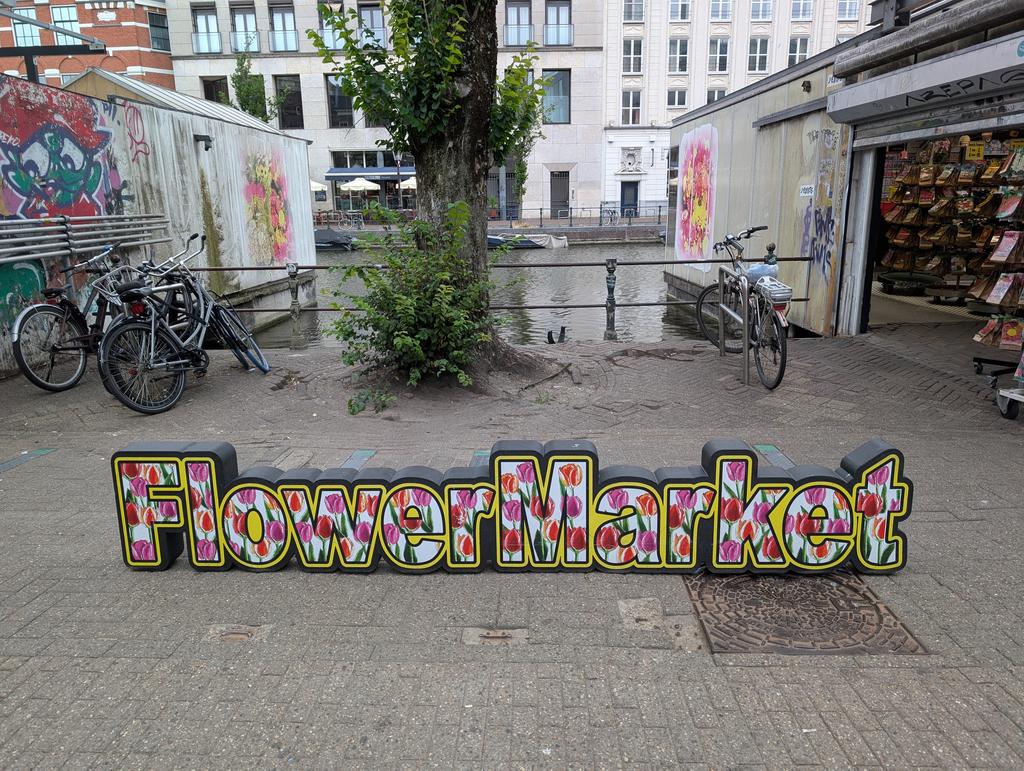 Le marché aux fleurs