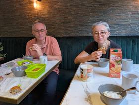 Petit déj à l'hôtel