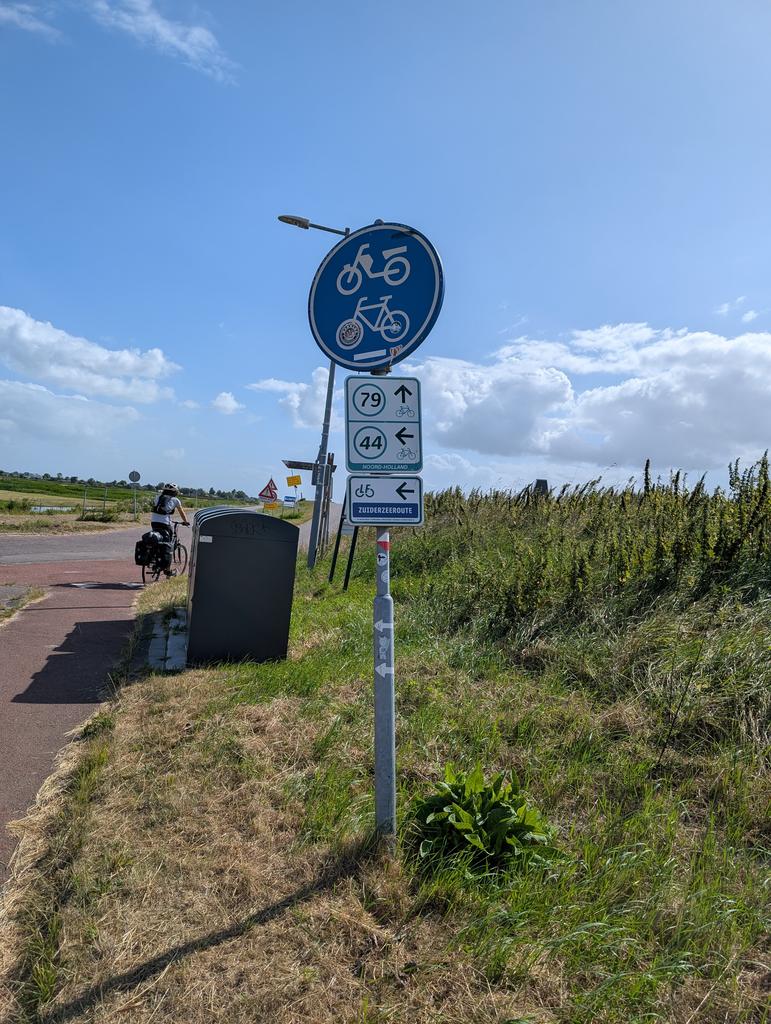 Balisage de la Zuiderzee Route...