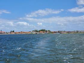 En quittant le port de Marken