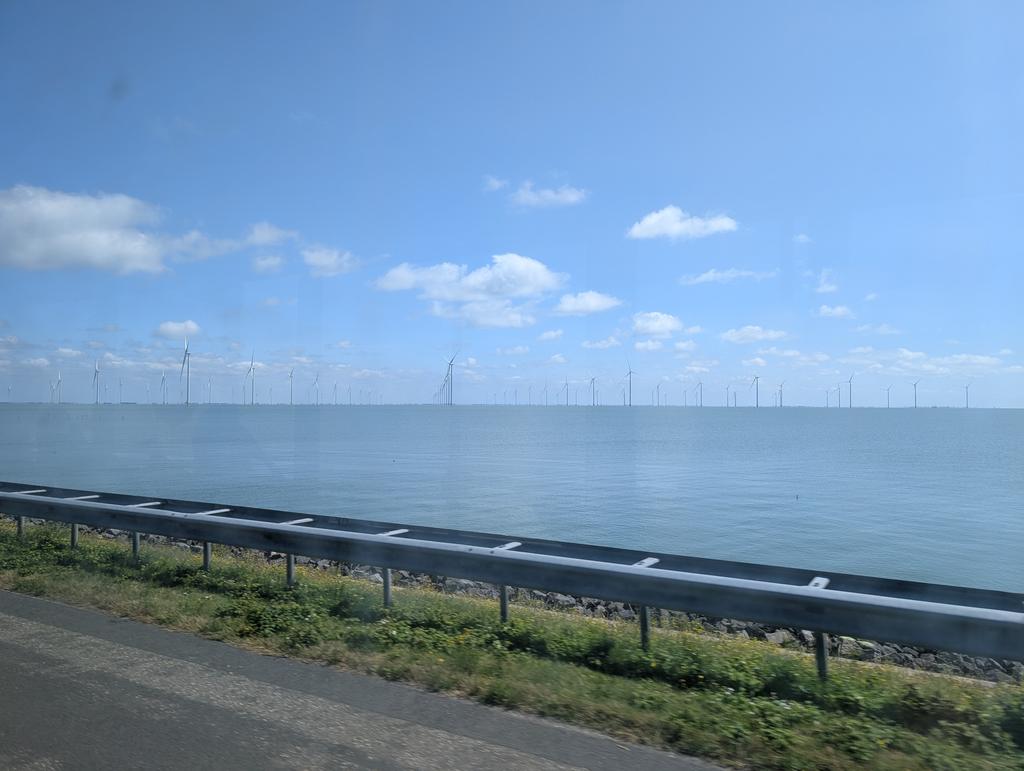 Depuis l'Afsluitdijk