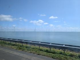 Depuis l'Afsluitdijk