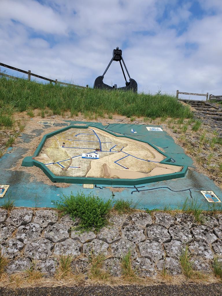 Point de jonction des digues du Noordoostpolder