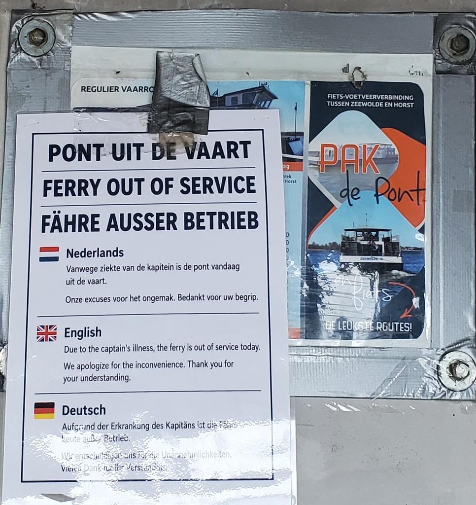 Ah, non, il est HS...