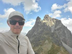 Jérôme au pic de Peyreget