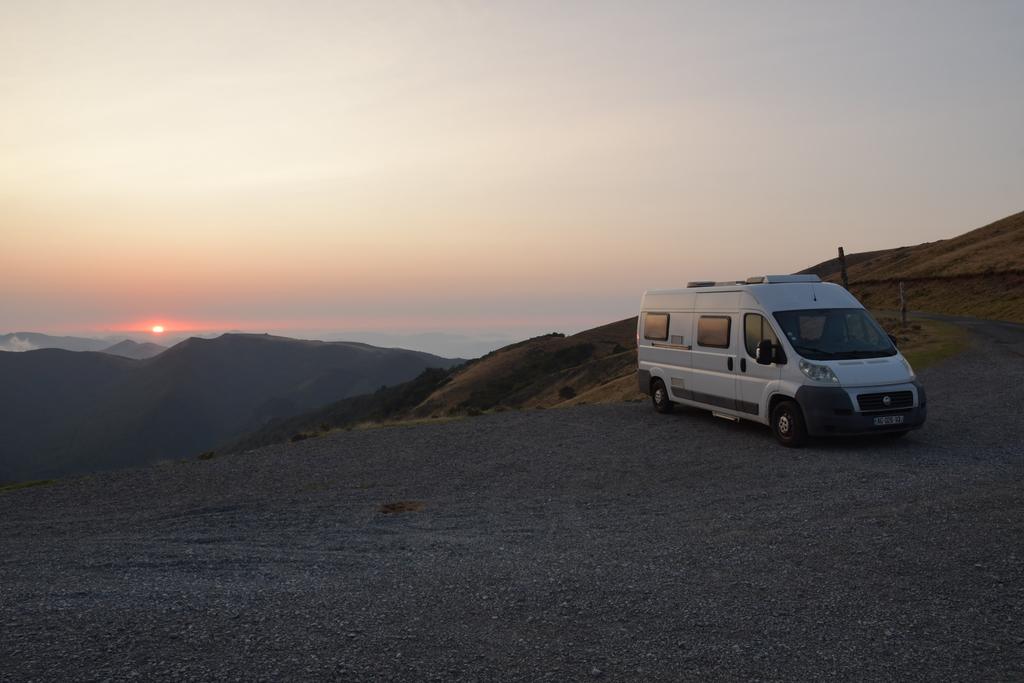 Coucher de soleil à Iraty