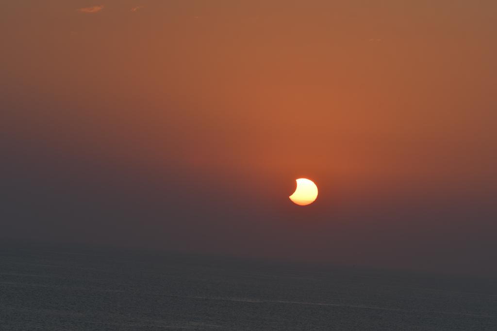 Coucher d'éclipse